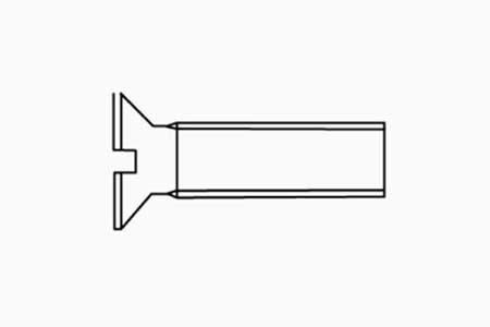 SLOTTED COUNTERSUNK HEAD SCREWS