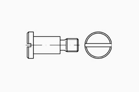 SLOTTED PAN HEAD SCREWS WITH SHOULDER