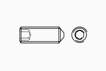 HEXAGON SOCKET SET SCREWS WITH CONEPOINT