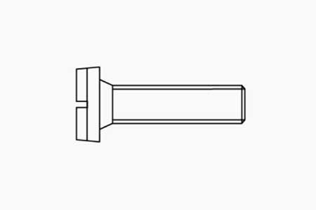 SLOTTED CHEESE HEAD SCREWS